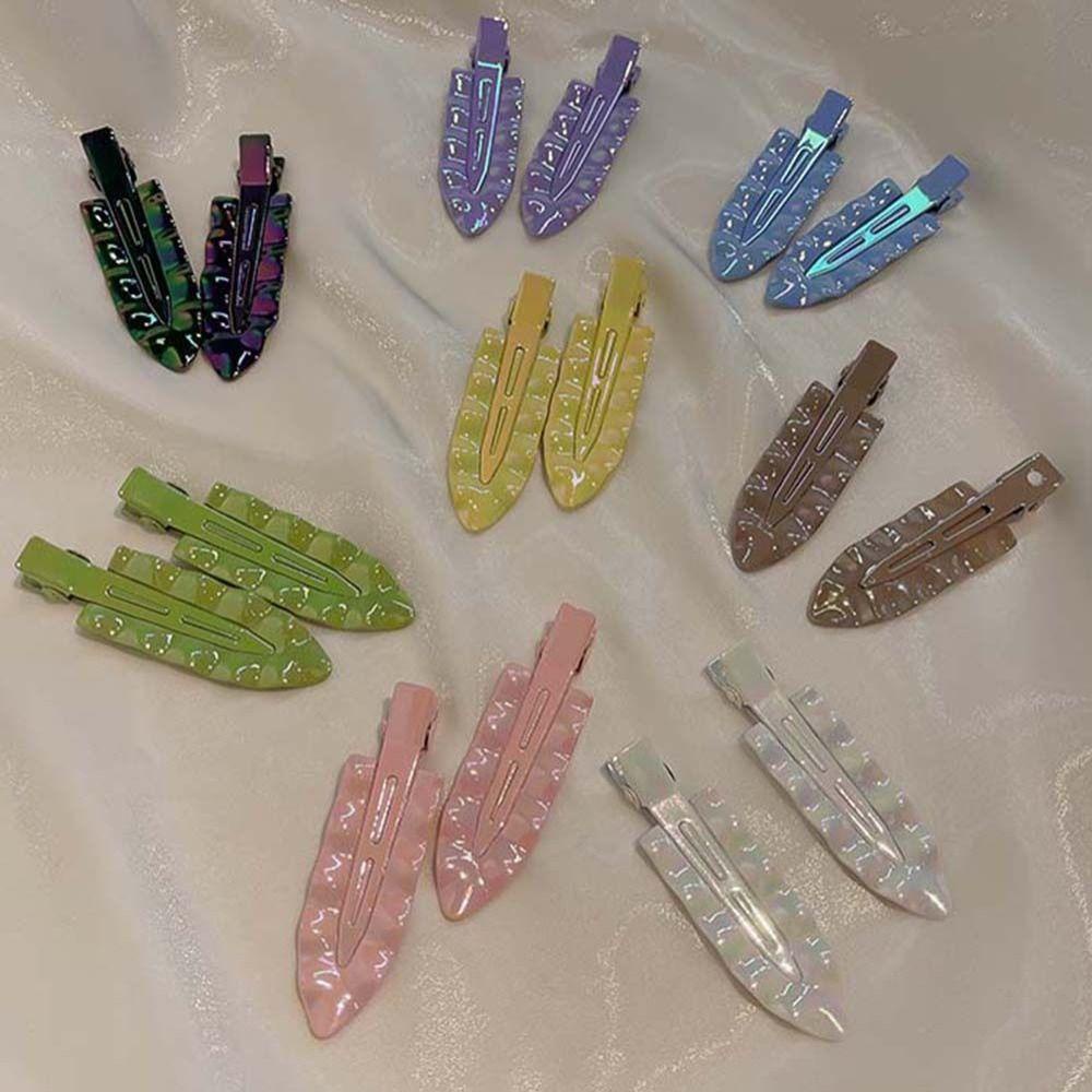 ANEMONE Kẹp Tóc Kim Loại Màu Sắc Ngọt Ngào Không Để Lại Dấu Vết Dành Cho Nữ