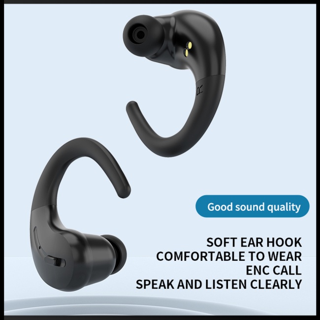 1 Cặp Tai Nghe Thể Thao Không Dây Bluetooth 5.3 Chống Ồn Màn Hình Kỹ Thuật Số Tws