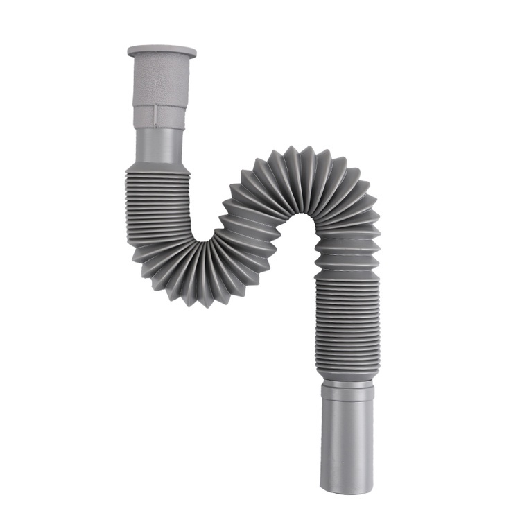 Đầu Giữ Ống Nước Ruột Gà Thông Minh - Đầu Nối Bồn Rửa Và Cống Thoát Nước Ngăn Nước Thải Xả Tràn Sạch Sẽ