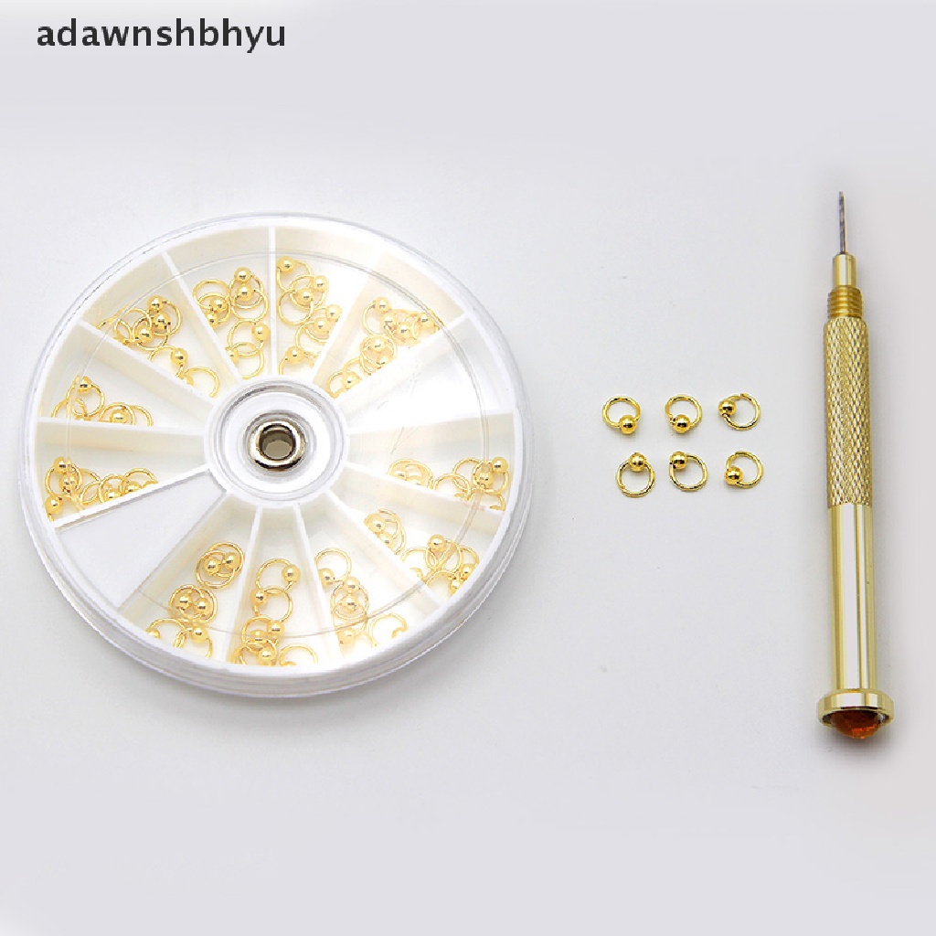 Set 24 Phụ Kiện Trang Trí Móng Tay Đính Đá Xinh Xắn