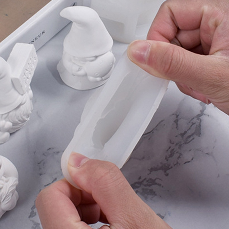 Khuôn Silicone Làm Bánh Thủ Công Hình Vô Diện 3D Độc Đáo