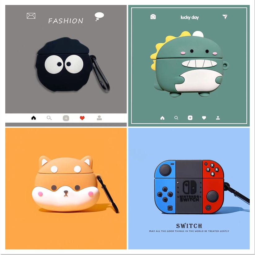 Vỏ Bảo Vệ Hộp Sạc Tai Nghe Không Dây bluetooth Bằng Silicon Mềm Họa Tiết Hoạt Hình Dễ Thương Cho Redmi buds4 lite