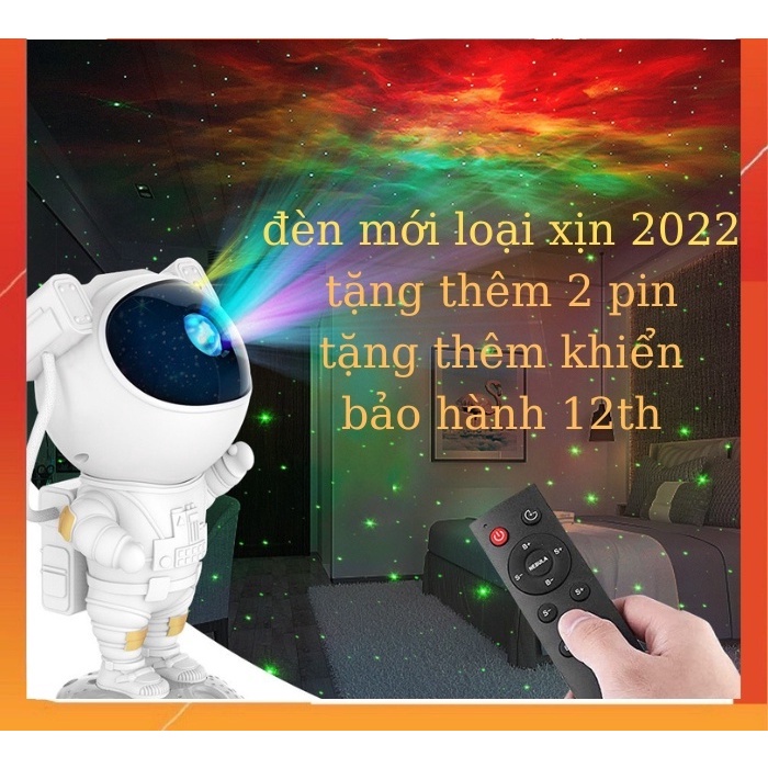 Đèn Phi Hành Gia chiếu sao - Hàng Loại Mới 2022, Đèn ngủ chiếu sao phiên bản mới nhất. TẶNG REMOTE