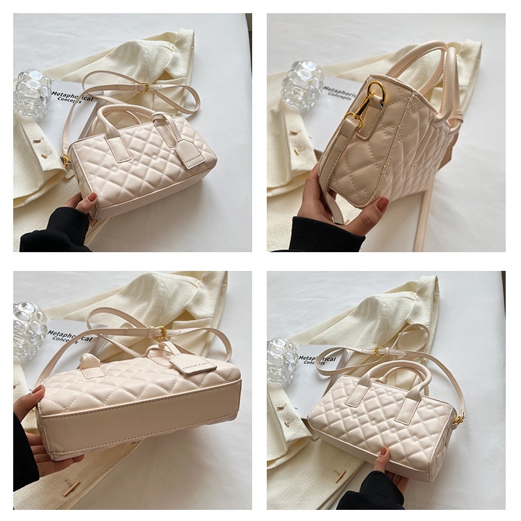 Túi Xách Đeo Chéo Một Bên Vai Hình Thoi Đơn Giản Thời Trang Mới 2023 Phong Cách Retro Phổ Biến Dành Cho Bạn Nữ