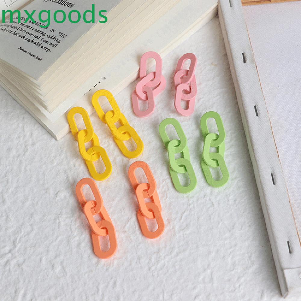 Bông Tai Màu Bánh Macaroon Dễ Thương Cho Nữ