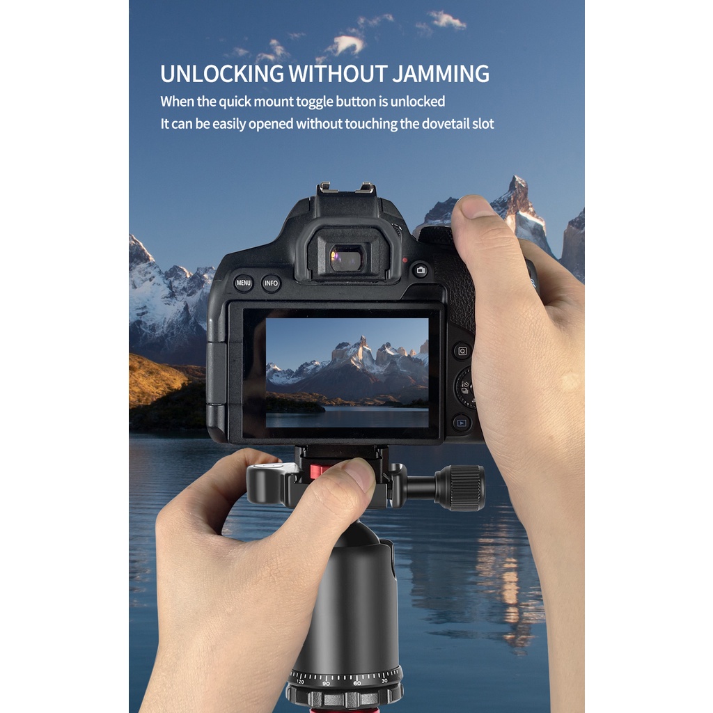 Đĩa Trượt Tháo Lắp Nhanh 38mm Arca Cho Tripod / Camera / Điện Thoại / Đèn LED