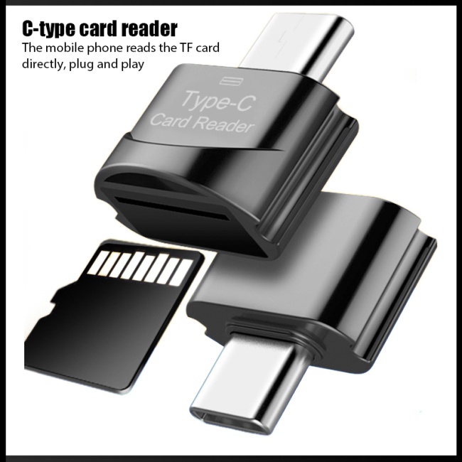 Đầu Đọc Thẻ Nhớ Tốc Độ Cao Bằng Kim Loại Cổng Type-c OTG Cho Điện Thoại Huawei