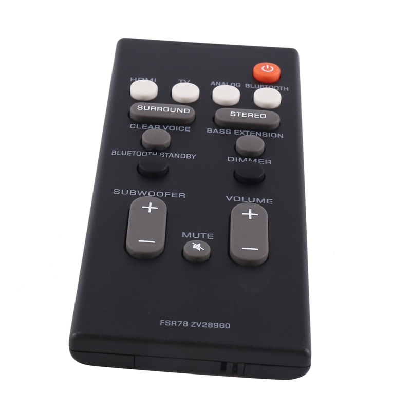 Replacement Remote Control FSR78 ZV28960 for Yamaha YAS-106 YAS-207 ATS-1060 YAS-107 ATS-1070 Bluetooth Soundbar System