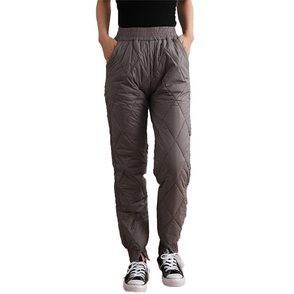 Quần Dài Đệm Bông Cotton Dày Giữ Ấm Mùa Đông Cho Nữ MM0411