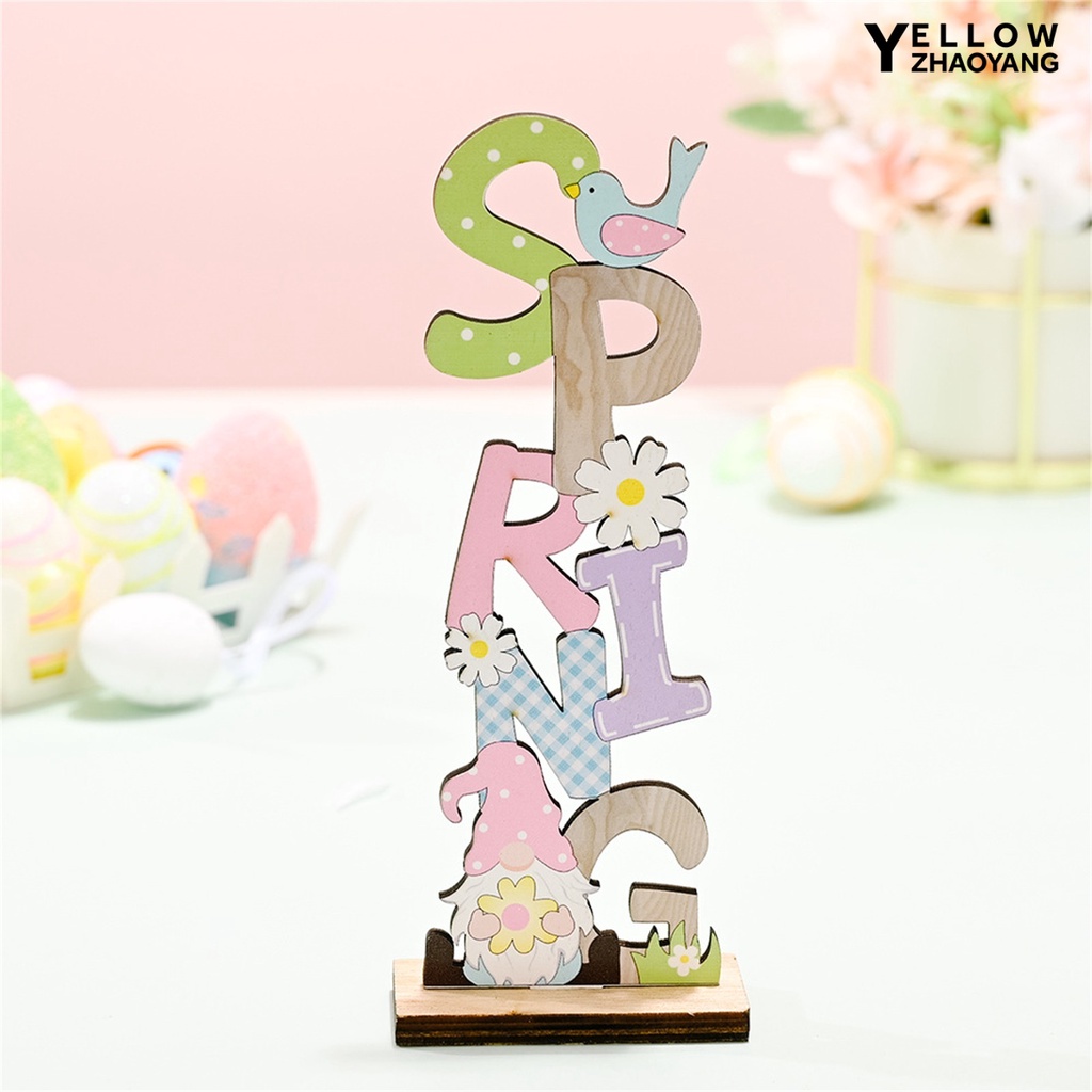 Bảng Hiệu Bằng Gỗ Họa Tiết Thỏ NY-Lovely Dễ Thương Dùng Trang Trí Bàn