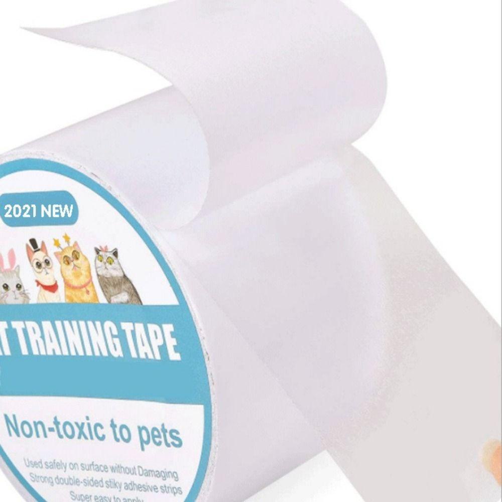 LEISURE Cuộn Băng Keo Hai Mặt 10M Bảo Vệ Đồ Nội Thất Cho Mèo