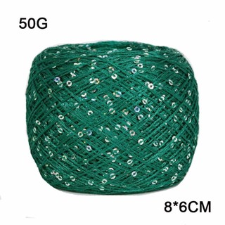Cuộn Chỉ Len Đính Kim Sa Lấp Lánh