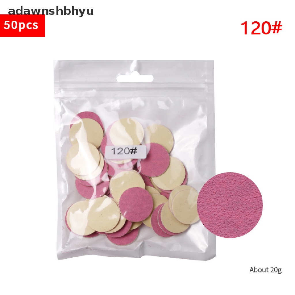 Set 50 Giấy Nhám 25mm Thay Thế Cho Máy Mài Móng Chân