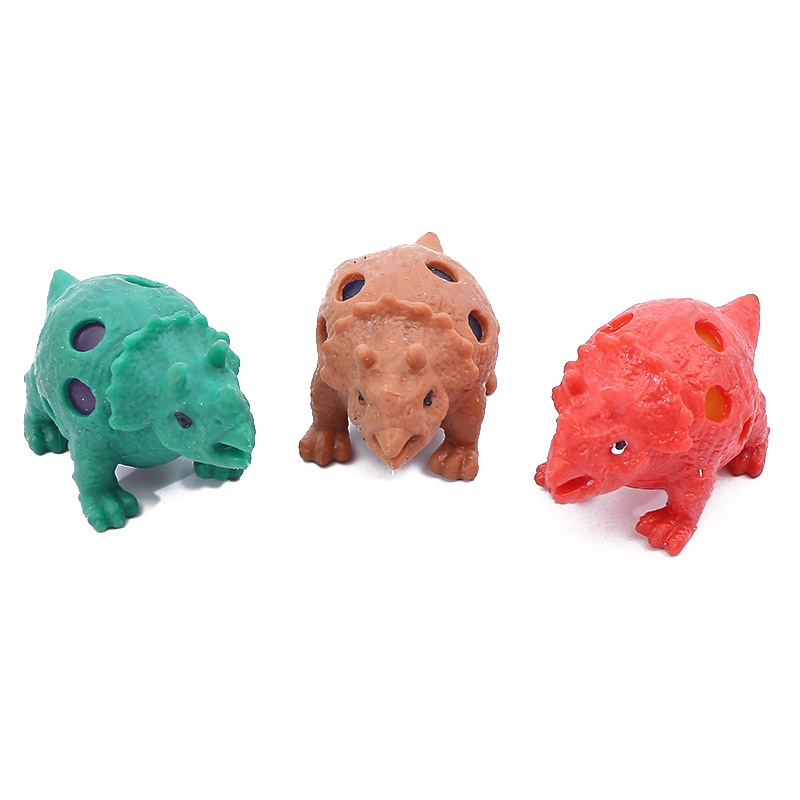 Set 3 Đồ Chơi Squishy Hình Khủng Long Giúp Giảm Căng Thẳng