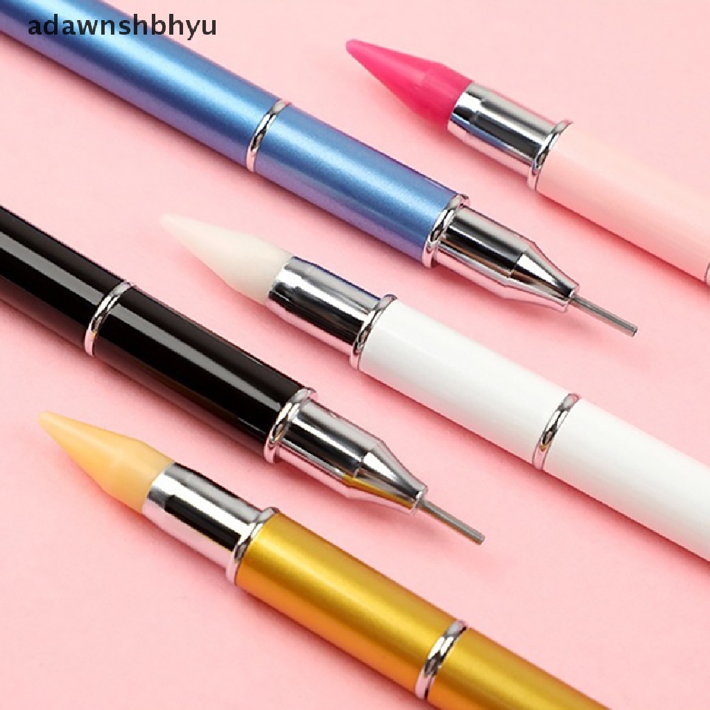 Bút Chấm Bi Hai Đầu Xoay Đính Đá Trang Trí Móng Nghệ Thuật