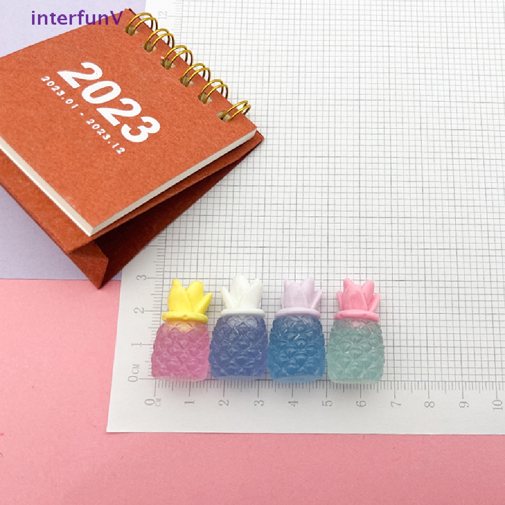 Bộ 2 Quả Dứa Nhựa Phát Quang Nhiều Màu Trang Trí Hoạt Hình