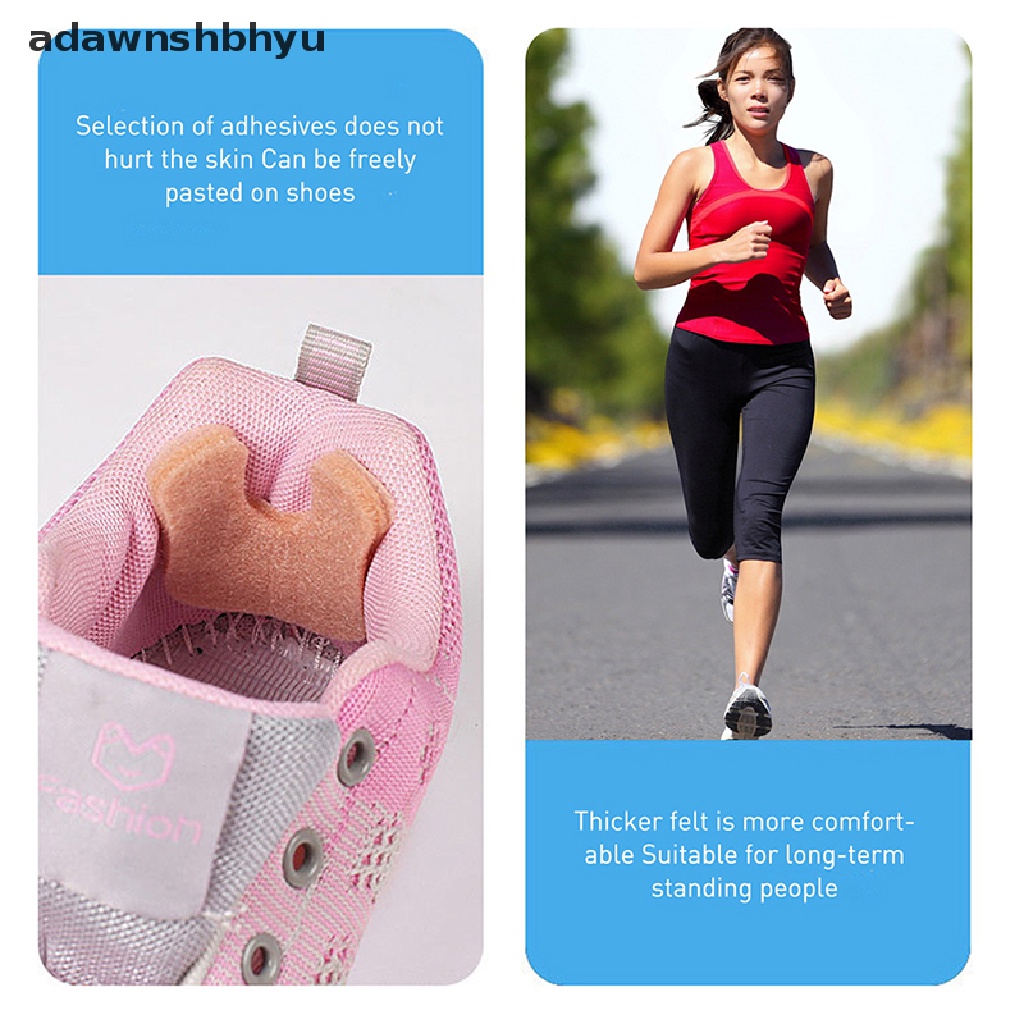 Set 48 Miếng Đệm Chân Hình Chữ U Bằng Vải Nỉ Mềm Mại Chống Mài Mòn Dành Cho Nam Nữ