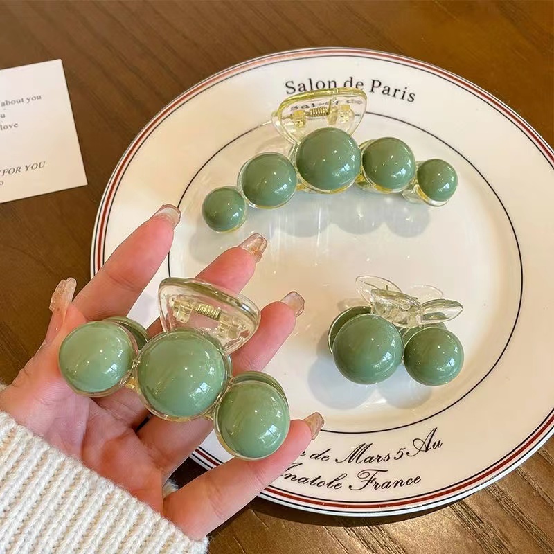 Kẹp Tóc Hình Cá Mập Đính Ngọc Trai Thời Trang Hàn Quốc Đơn Giản