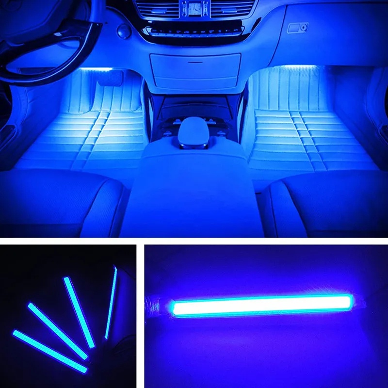 Dây Đèn LED 5050SMD USB Nhiều Màu Trang Trí Bảng Điều Khiển Xe Hơi