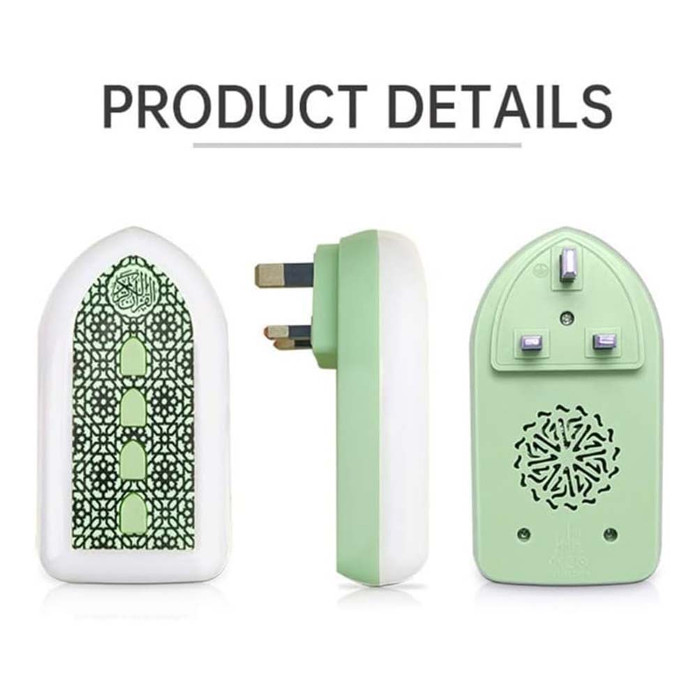 NEW Mini Koran player with LED light quran speaker zikir plug ZK3S