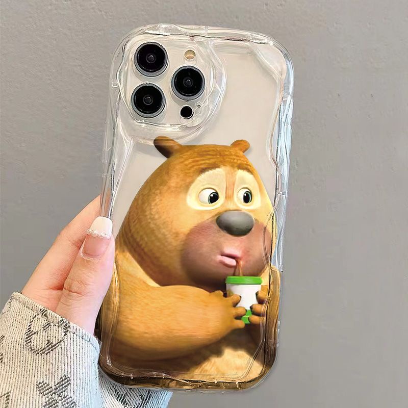 ✅Ốp Điện Thoại Mềm Trong Suốt Chống Sốc In Hình Gấu Daze Bear Two Cho iPhone14 / 13promax 12 / 11 7 / 8p xsxr 2