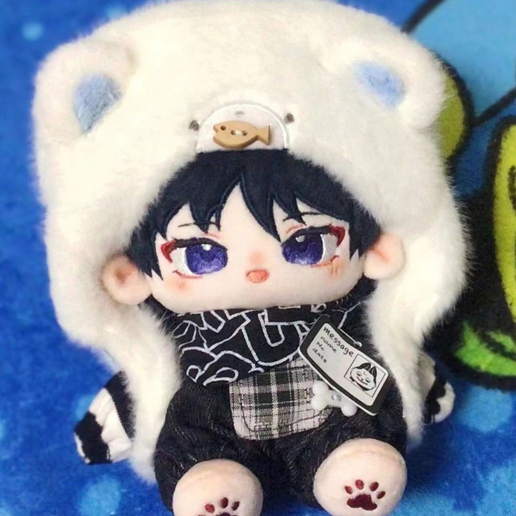 Genshin Impact Scaramouche Thuộc tính của người lang thang, búp bê bông, mèo con, 20 cm.