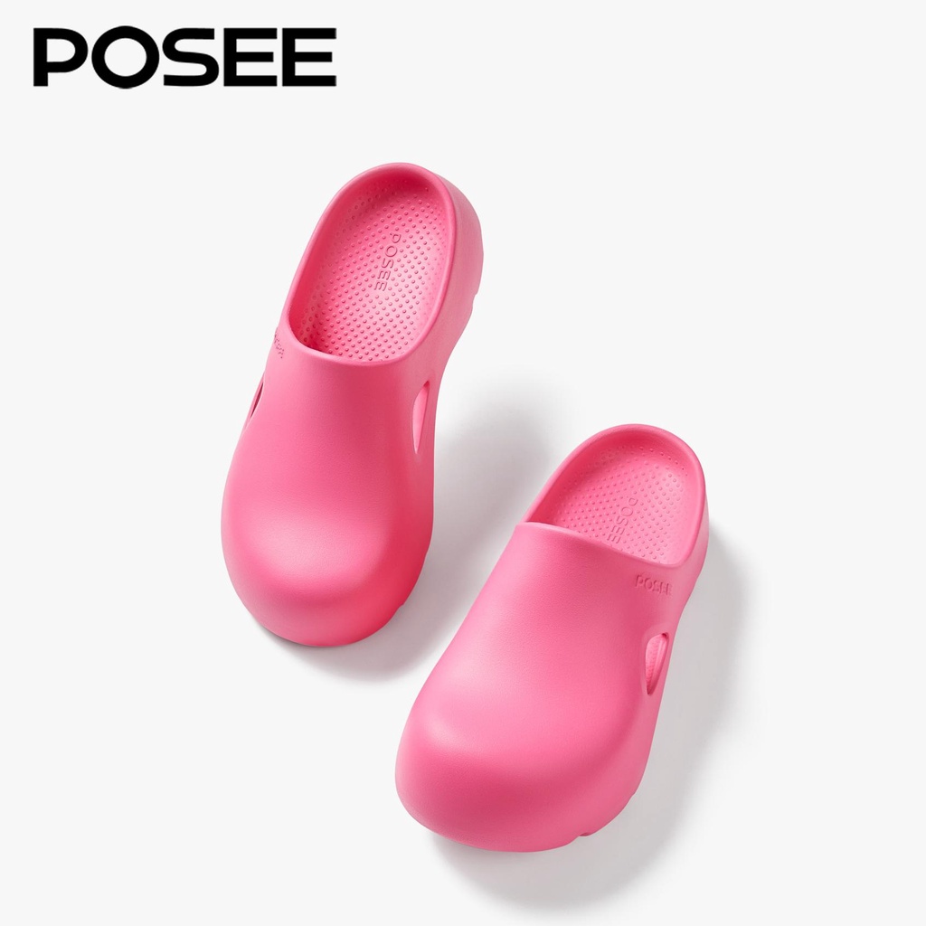 POSEE Dép Đi Biển Đế Dày Đục Lỗ Chống Trượt Thời Trang Mùa Hè Cho Cặp Đôi P27506S
