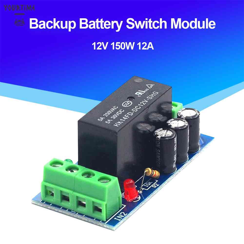 Mô Đun Công Tắc Pin Dự Phòng Tự Động 12V 150W 12A