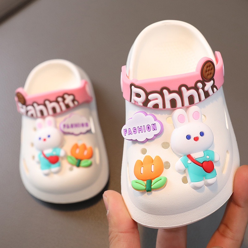 Dép Sandal Bằng EVA Họa Tiết Hoạt Hình Sở Thú Dễ Thương Cho Bé Gái