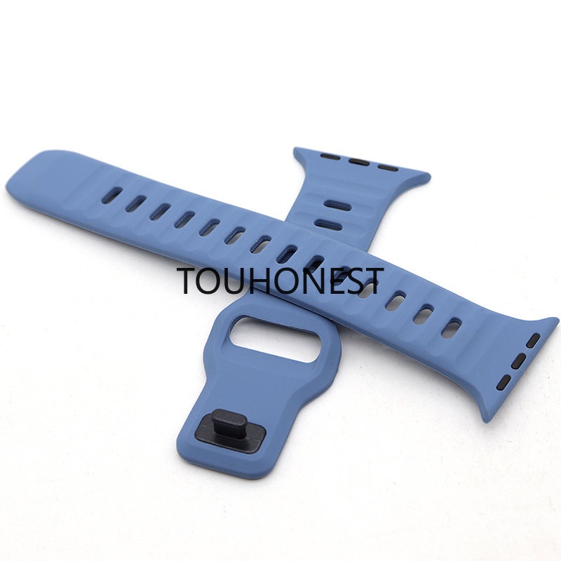 Dây Đeo Thay Thế Bằng Silicon Cho Đồng Hồ Thông Minh Apple Watch Ultra 49mm Series 4 5 6 SE 44mm 40mm 8 7 3 2 1 45mm 41mm 42mm 38mm