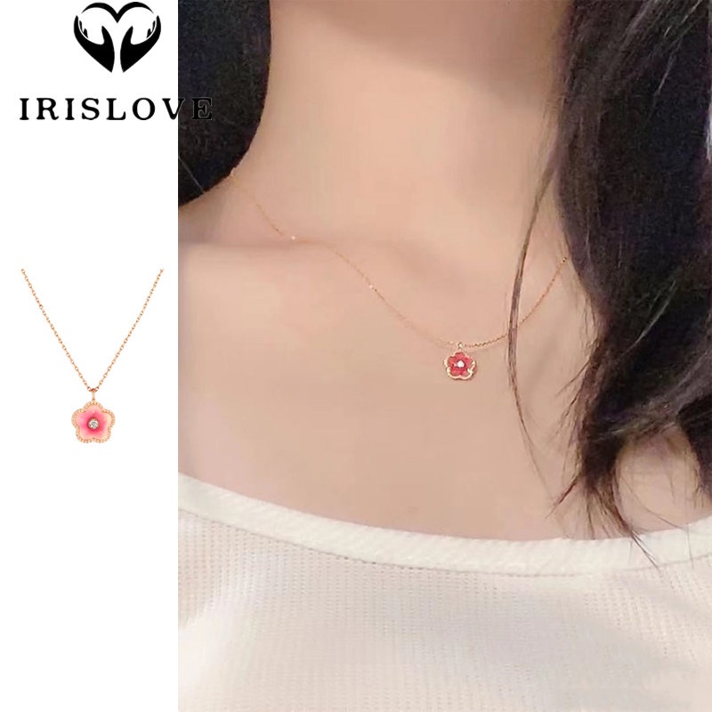 Vòng Cổ Choker Mặt Hoa Đào Ngọt Ngào Thời Trang Xuân Hè Hàn Quốc Cho Nữ