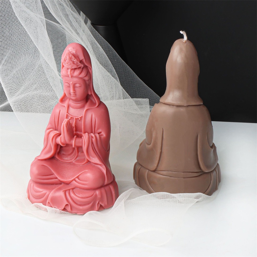 Khuôn Làm Nến Thơm Diy Hình Nữ Thần Phật Giáo
