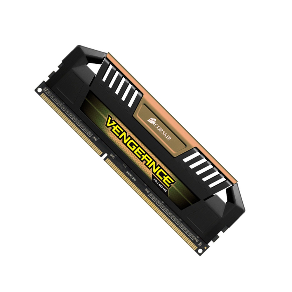 New For Corsair VENGEANCE Pro 16GB 2x 8GB DDR3 OC 2400MHz PC3-19200U Gold DIMM Desktop PC RAM Memory