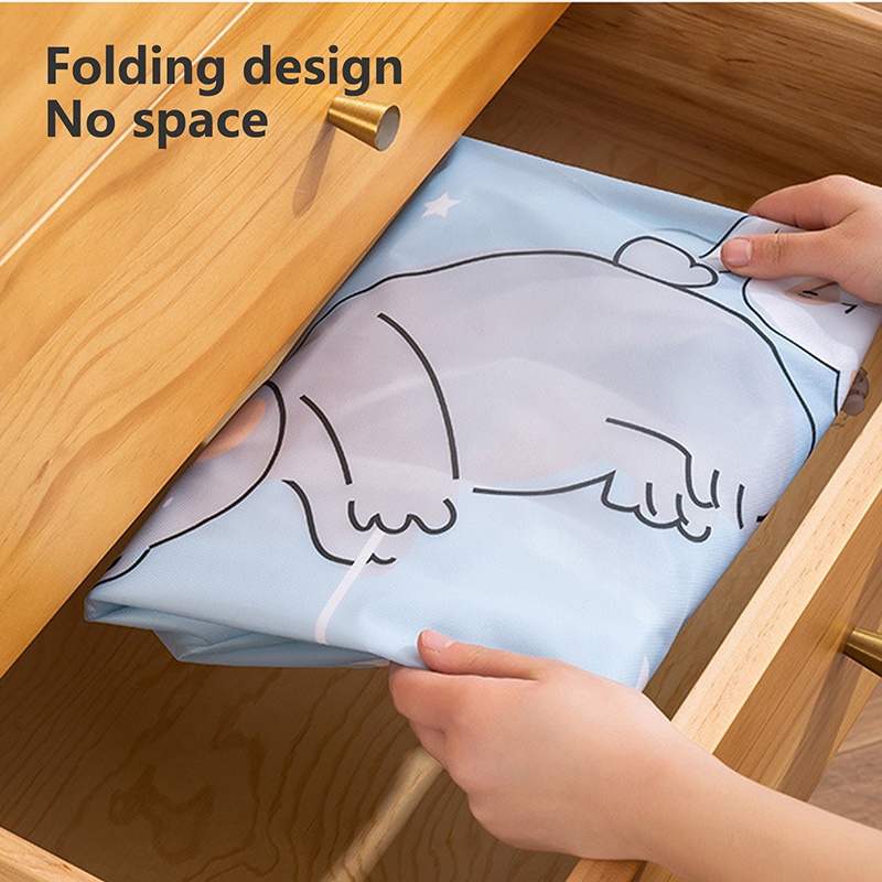 Túi Đựng Chăn / Đồ Chơi Trong Suốt Dày Dặn Tiện Dụng Mang Theo Du Lịch