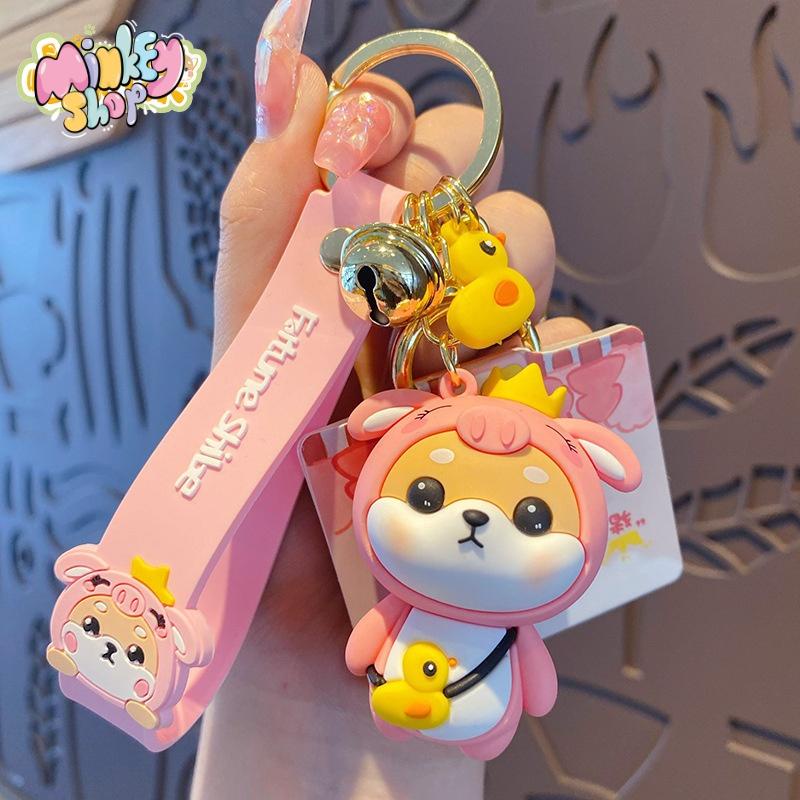 Móc Khoá Hổ Lucky 12 con giáp Đẹp Dễ Thương Quà Tặng Ý Nghĩa Phụ Kiện Xe Máy Oto Cặp Xách Balo 02MK-Minkey