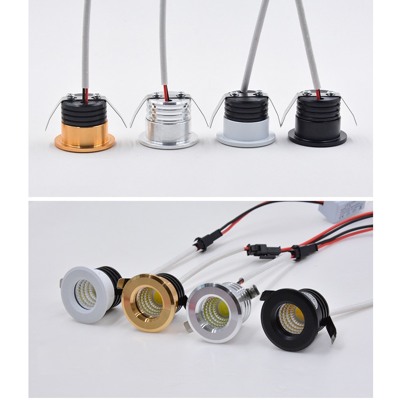 Đèn led cob 3w 110v 220v 30mm mini Gắn Trần Nhà Trang Trí Nội Thất