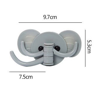 Móc Treo Đồ Đạc Hình Thú Vị 3 Móc Gắn Tường - Decor Trang Trí Nhà Cửa