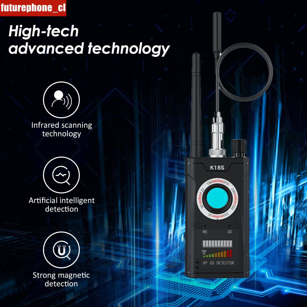 Máy Dò Đa Năng K18s Camera Gsm Camera Gsm Định Vị Lỗi Âm Thanh Ống Kính Tín Hiệu Gps Thiết Bị Theo Dõi Rf Phát Hiện Sản Phẩm Không Dây Trong Tương Lai