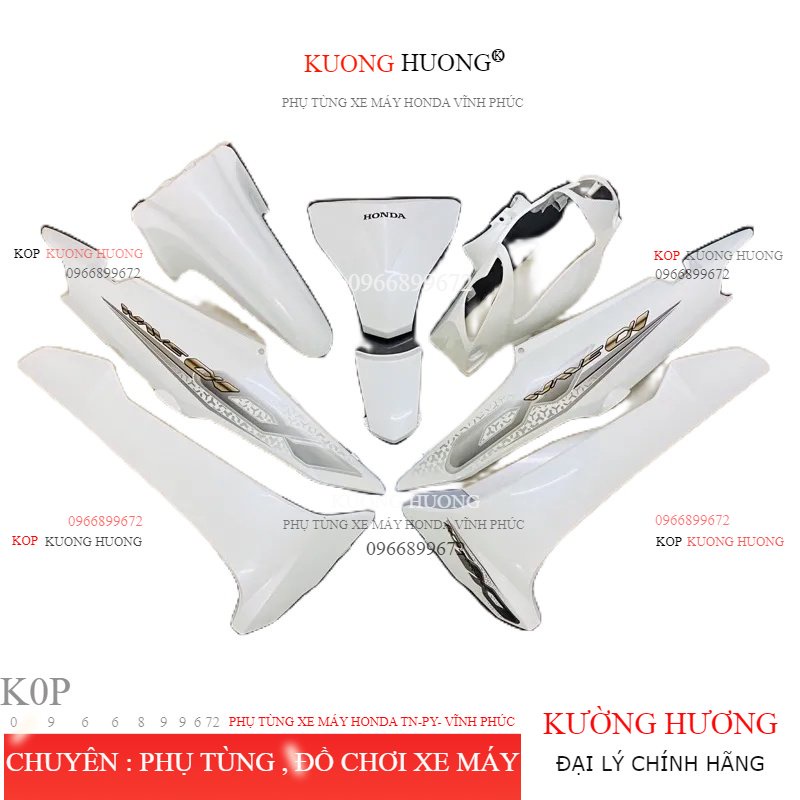 Dàn áo Honda wave a 110 2019 - 2021 chính hãng Honda việt nam