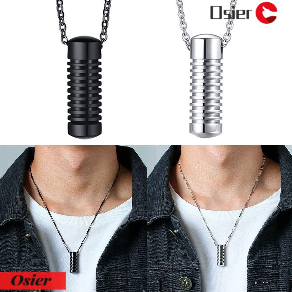 Vòng Cổ Lọ Điều Ước OSIER1|Vít Đen Đựng Trang Sức Thời Trang