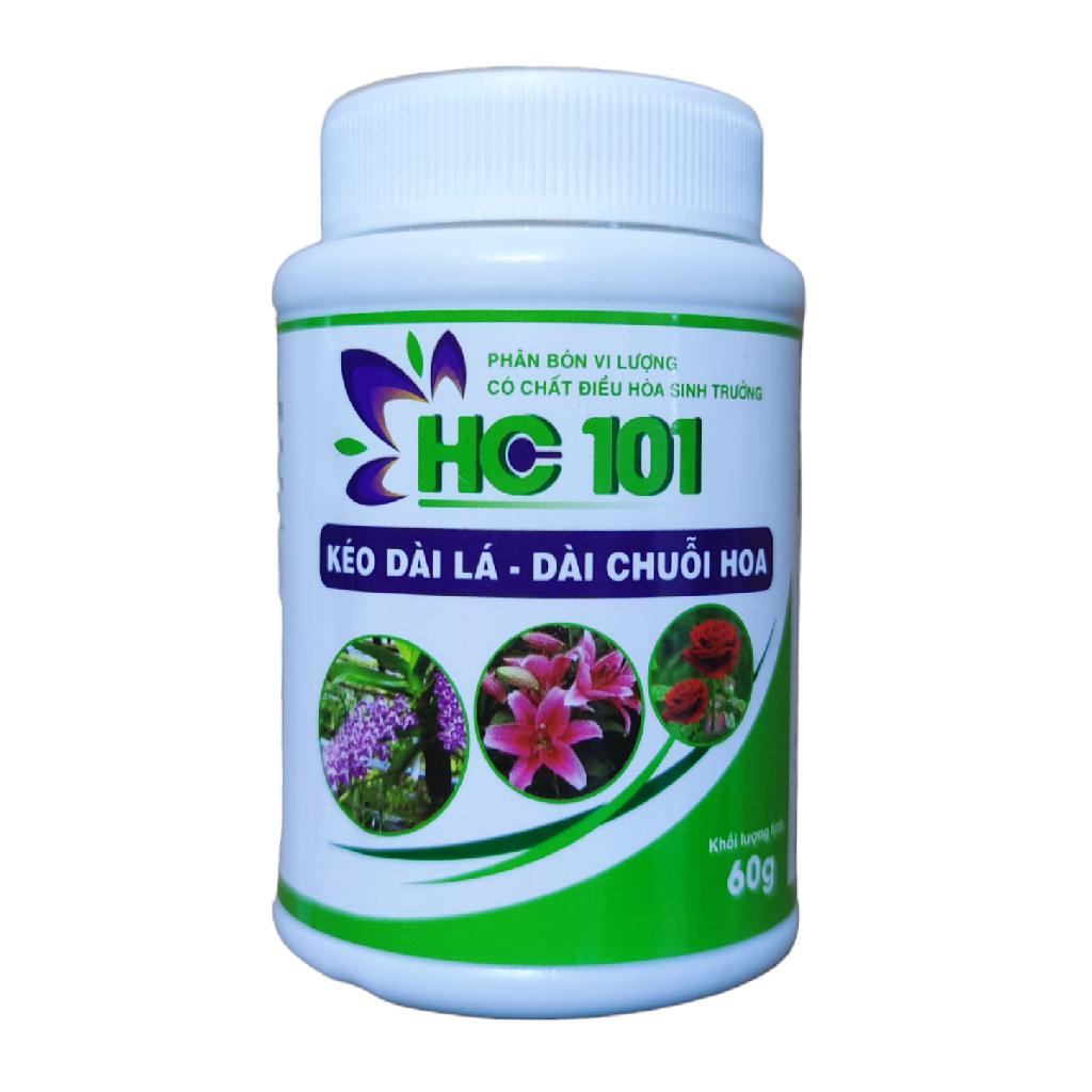Phân bón vi lượng HC - 101 kéo dài lá, dài chuỗi hoa - Lọ 60gram