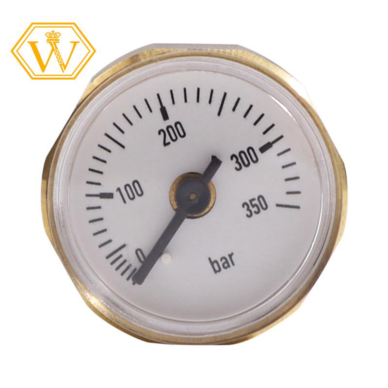 ED 28mm Dial Precision Air Pressure Gauge Manometer 350Bar with 1/8 Inch BSP Thread for PCP Adapter