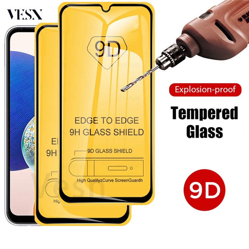 9D Kính cường lực full Cho Samsung ss Galaxy S23 FE A05 A05s A04 A04s A04e A14 A24 A34 A54 A74 A03 A03s A13 A23 A33 A53 A73 M14 5G 4G 2023