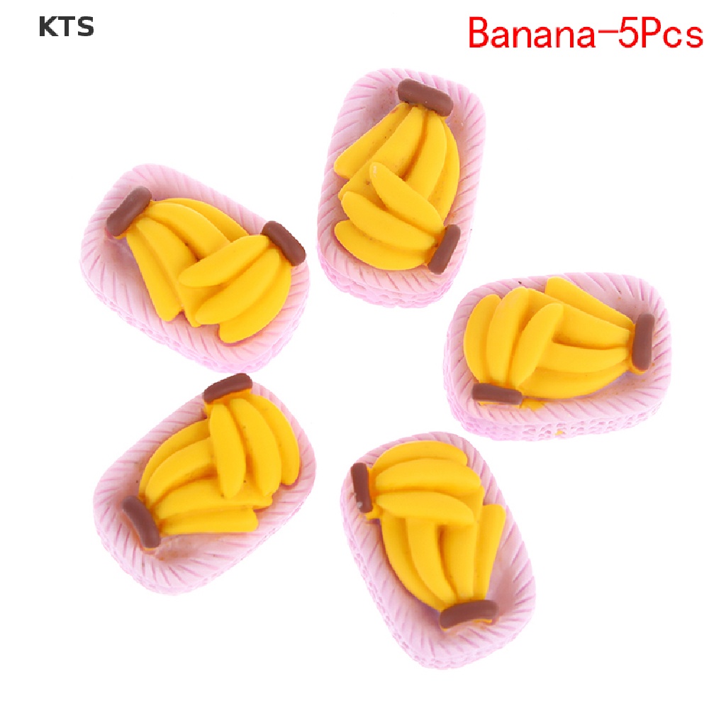 Set 5 Khay Nhựa Đựng Hoa Quả Trái Cây 1: 12 Trang Trí Nhà Búp Bê