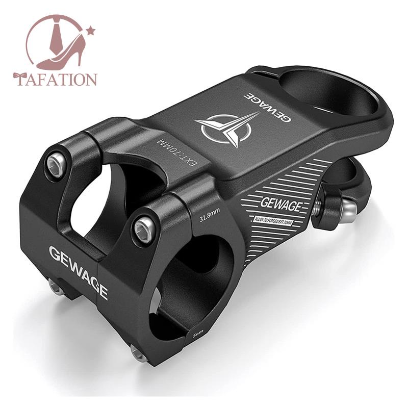 1 Trục Ghi Đông Xe Đạp Leo Núi 8 Độ Bằng Hợp Kim Nhôm Màu Đen 31.8 Cho GEWAGE MTB BMX E50