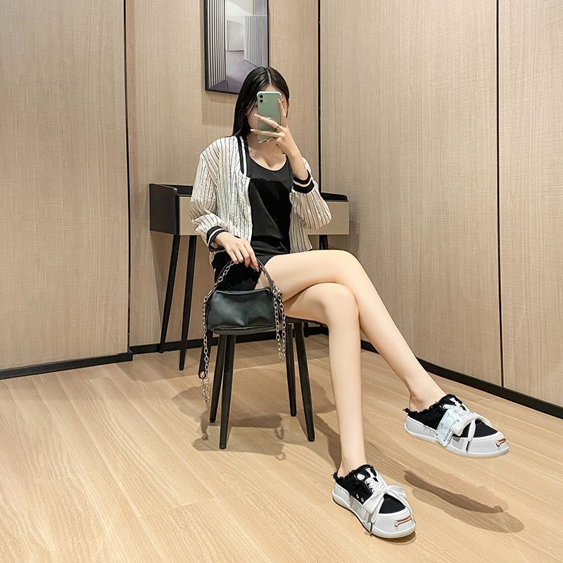 Giày Lười Canvas Đế Dày Thời Trang Nữ Tính