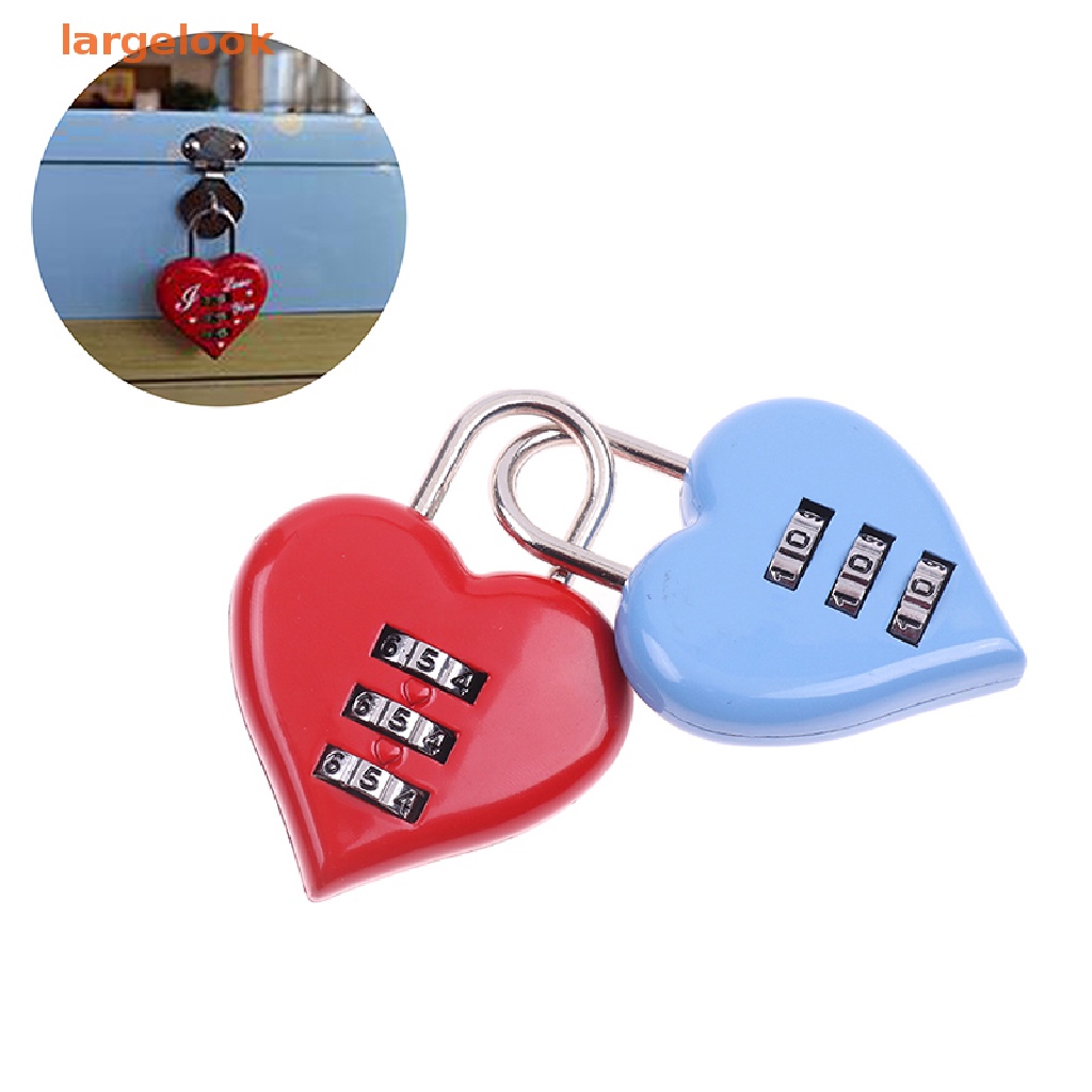 1 Ổ Khóa Mật Khẩu 3 Bit Kỹ Thuật Số Tiện Dụng Mang Theo Du Lịch