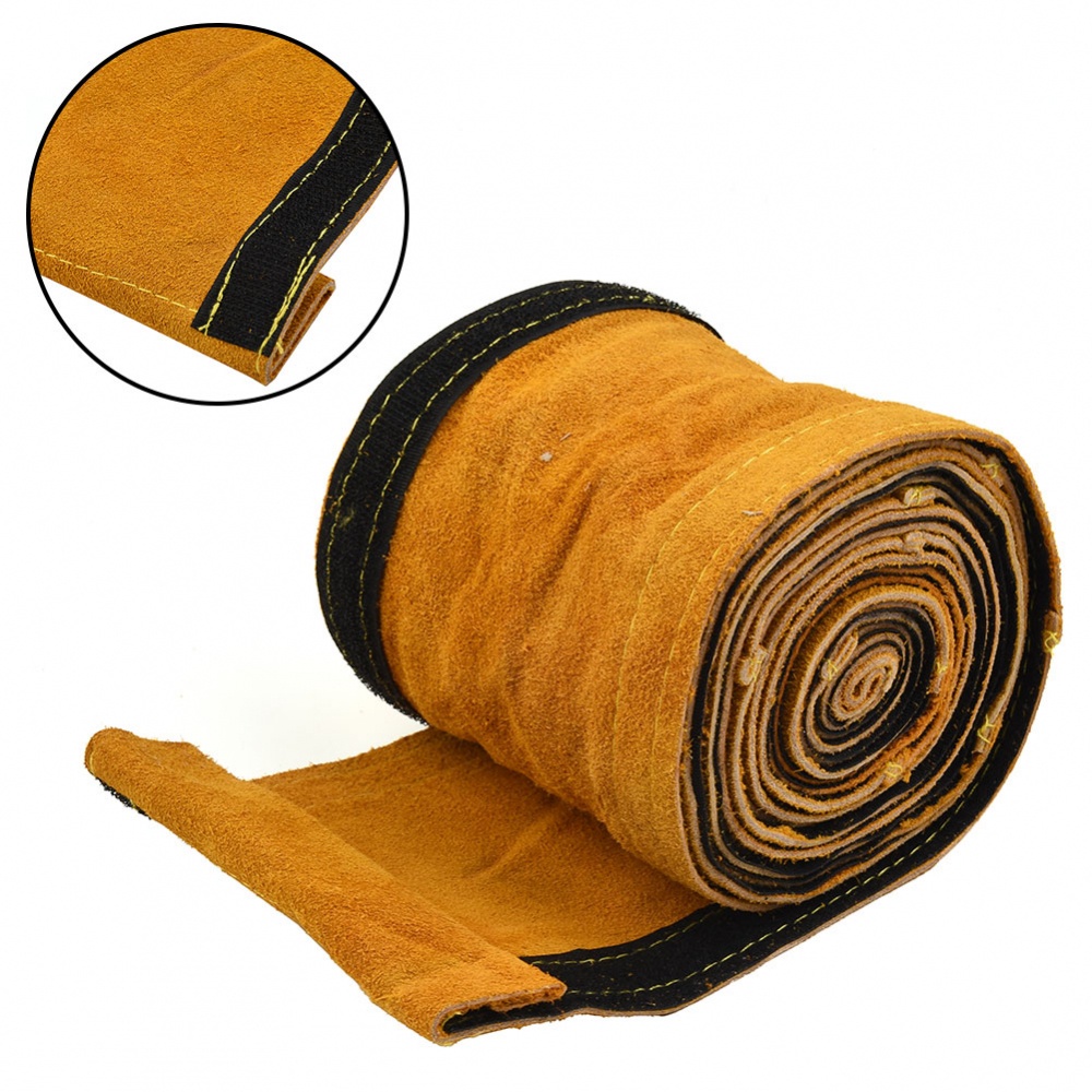 Vỏ Bọc Dây Cáp Hàn TIG Mig / Plasma Bằng Da Có Thể Gập Lại