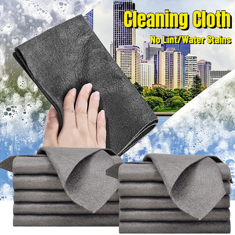 [Đặc trưng] [Featured] Khăn Lau Kính Xe Hơi Bằng Sợi Nhỏ Dày Dặn Thấm Hút Nước Không Để Lại Dấu Vết Có Thể Tái Sử Dụng