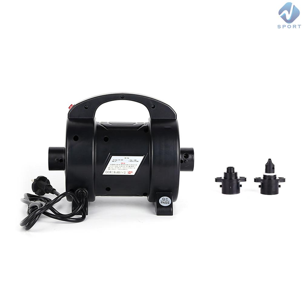 Máy Bơm Hơi Điện 1600W Kèm 2 Vòi Phun Chuyên Dụng